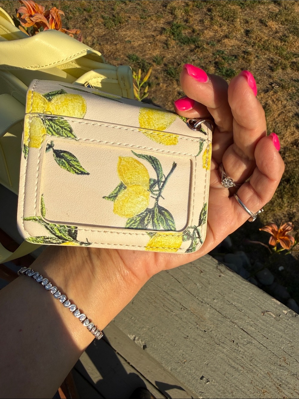 Steve Madden Pale Yellow Mini Crossbody Tote - Picture 8 of 12